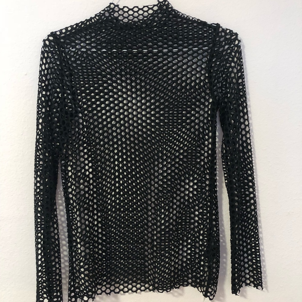 ASOS Mesh Long Sleeve Shirt